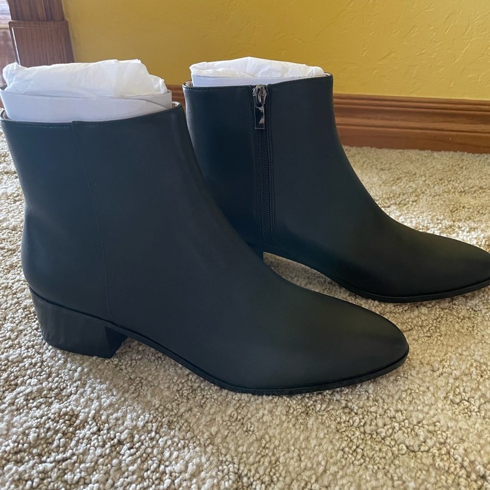 J.Crew leather booties.